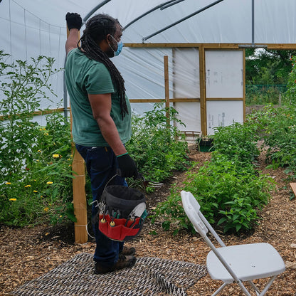 Gardening Tools Organizer 5 Gallon Bucket Boss Storage Management with Handle, Waterproof 42 Pockets Tools Holder Bag Multi-Purpose Trays Organizer, Insert Bucket for Garden Working