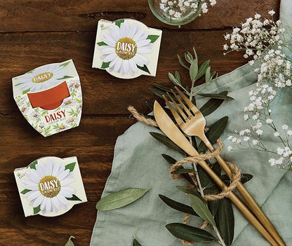 BUZZY Seeds Daisy Daydream Collection Mini Terracotta Grow Pots 6-Pack, All-in-One Starter Kit with Seed Packs and Growing Medium, Wedding Favors, Gardening Gifts, Stocking Stuffer