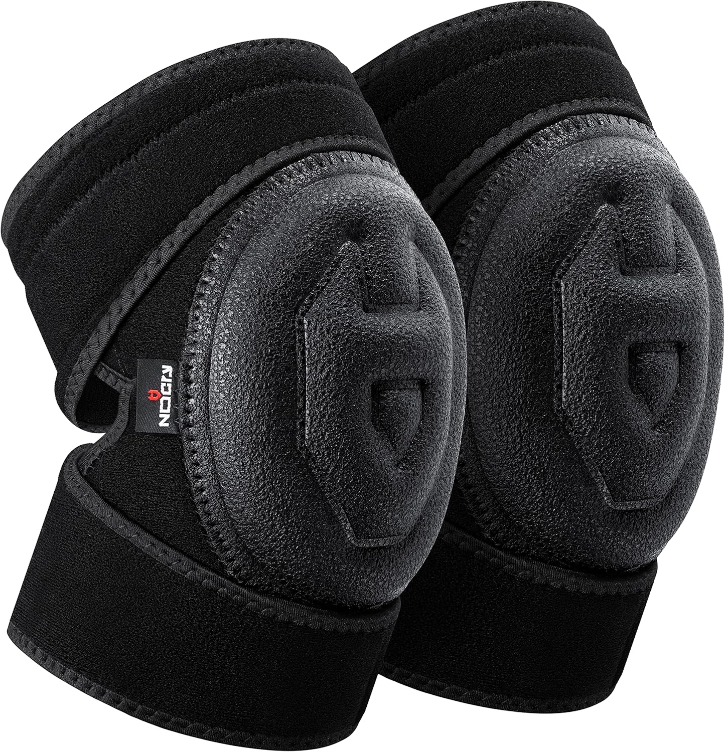 NoCry Gel Knee Pads for Men and Women with Soft Foam Cushion — Waterproof Anti-Slip Cap and Easy to Use, Adjustable Non-Slip Straps — Durable, Lightweight Design — Perfect for Gardening Work