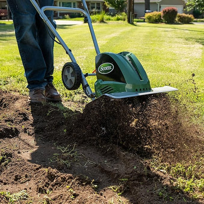 Scotts Outdoor Power Tools TC70135SS Garden Tiller, 16-Inch, 13.5-Amp, Green