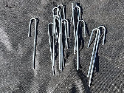 Sandbaggy 1500-Pack DRIP TUBING Stakes Landscape Staples | 5 inch Length - 11 Gauge Heavy Duty | Drip Anchors | Landscape Pins | Garden Lawn Nails | Designed to Hold Drip Tubing Up to 1/2" Diameter