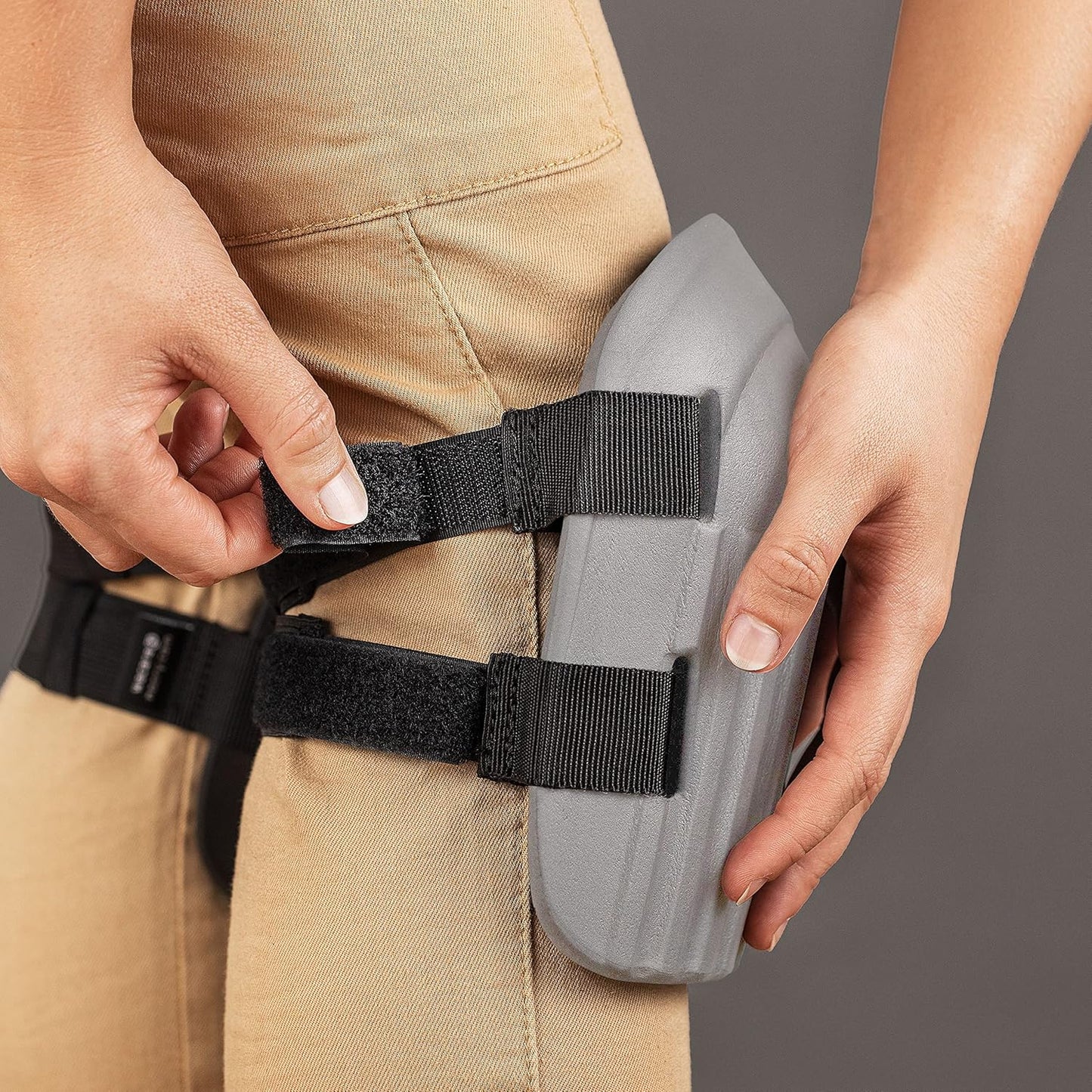 NoCry Foam Knee Pads for Work — Waterproof and Lightweight Knee Pads for Cleaning, and Easy Fit Knee Pads for Gardening with Adjustable Straps — Perfect Work Knee Pads for Women