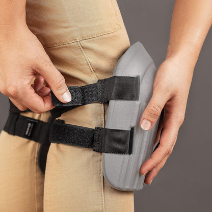 NoCry Foam Knee Pads for Work — Waterproof and Lightweight Knee Pads for Cleaning, and Easy Fit Knee Pads for Gardening with Adjustable Straps — Perfect Work Knee Pads for Women